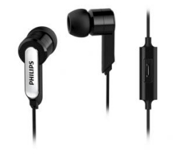 PHILIPS SHE-1405BK/10 HEADPHONES