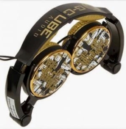 Headphones A4 GHCR-109G G-Play Foldable Gold