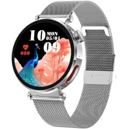 North Edge Healthcare Watch ET490 Silver Steel with Heart Rate, Blood Oxygen, Bluetooth Call