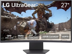 LG 27GS60QC-B Ultragear Gaming VA QHD 2560 x 1440 1ms 180Hz Freesync,DP,HDMI,Tilt