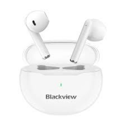 Blackview AirBuds 6 White TWS, Mic, IPX7, BT 5.3, Noise Cancel, Touch w/Charging Case