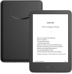 E-Book Kindle 11th Gen 2024 WiFi w/ADS Black
