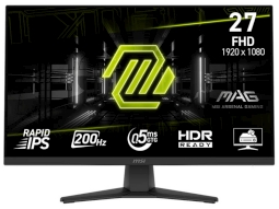 MSI MAG 272F Gaming Rapid IPS, 200Hz, 0.5ms, FHD, HDMI, DP, Tilt, VESA, Headphone-out