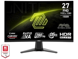MSI MAG 276CXF Gaming Curved 1500R Rapid VA, 280Hz, 0.5ms, FHD, HDMIx2, DP, Tilt, VESA