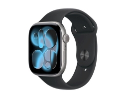 Apple Watch S11 GPS 42mm Space Grey Aluminium Case with Black Sport Band S/M
