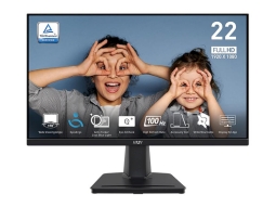 MSI PRO MP225V VA, 100Hz, FHD, HDMI, VGA, Tilt, Frameless, VESA