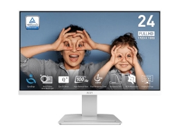 MSI PRO MP2412W VA, 100Hz, 1ms, FHD, HDMI, VGA, Tilt, Frameless, VESA, White