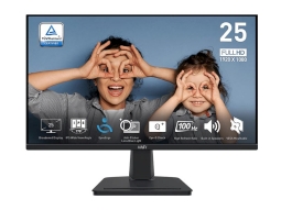 MSI PRO MP251 IPS, 100Hz, FHD, HDMI, VGA, Speakers, Tilt, Frameless, VESA