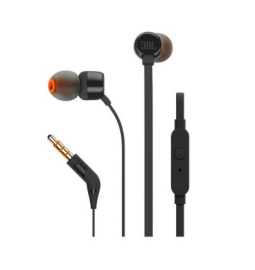 JBL T110E w/microphone Black